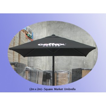 2m Square Commercial Market Umbrella